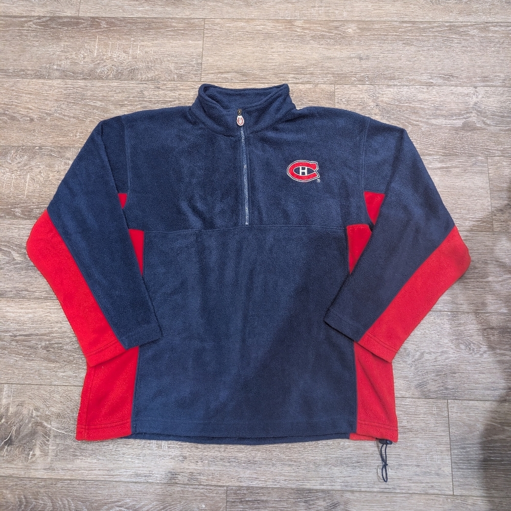 90s/00s Montreal Canadiens 1/4 Zip-up Fleece